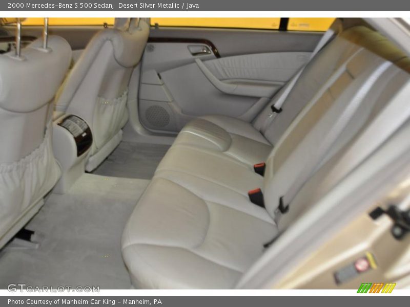 Desert Silver Metallic / Java 2000 Mercedes-Benz S 500 Sedan