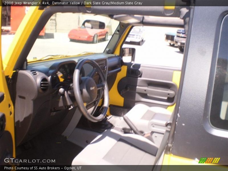 Detonator Yellow / Dark Slate Gray/Medium Slate Gray 2008 Jeep Wrangler X 4x4