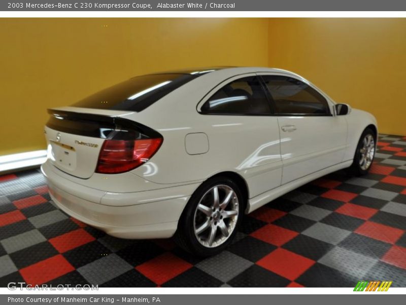 Alabaster White / Charcoal 2003 Mercedes-Benz C 230 Kompressor Coupe