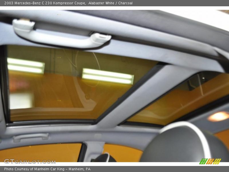 Alabaster White / Charcoal 2003 Mercedes-Benz C 230 Kompressor Coupe
