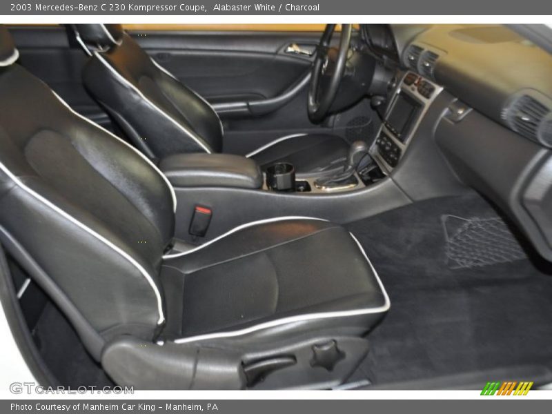 Alabaster White / Charcoal 2003 Mercedes-Benz C 230 Kompressor Coupe