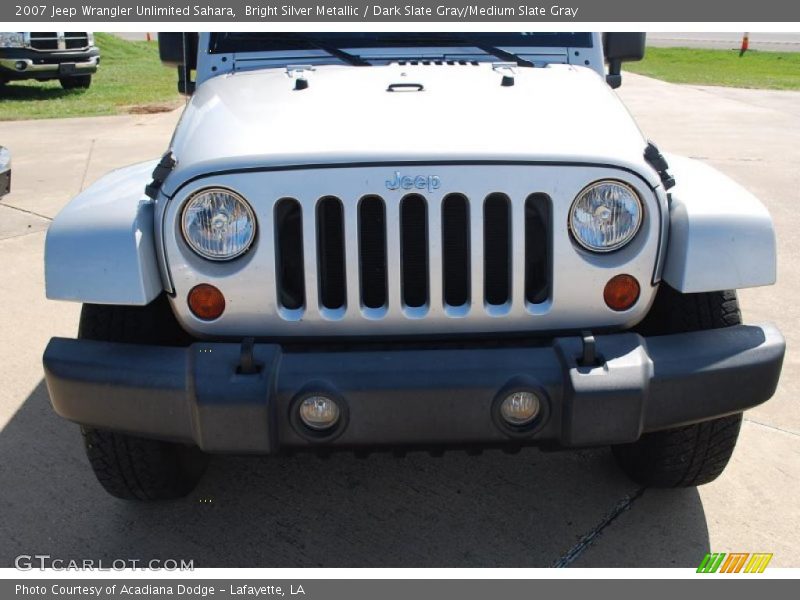 Bright Silver Metallic / Dark Slate Gray/Medium Slate Gray 2007 Jeep Wrangler Unlimited Sahara
