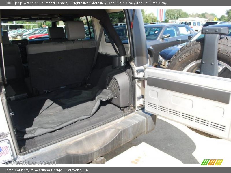 Bright Silver Metallic / Dark Slate Gray/Medium Slate Gray 2007 Jeep Wrangler Unlimited Sahara