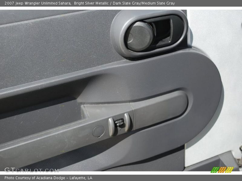Bright Silver Metallic / Dark Slate Gray/Medium Slate Gray 2007 Jeep Wrangler Unlimited Sahara