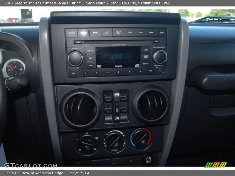 Bright Silver Metallic / Dark Slate Gray/Medium Slate Gray 2007 Jeep Wrangler Unlimited Sahara