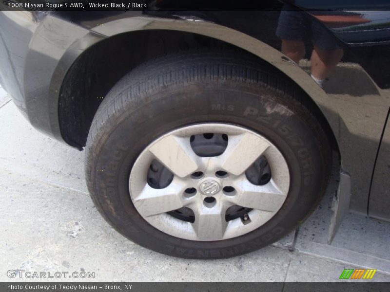 Wicked Black / Black 2008 Nissan Rogue S AWD