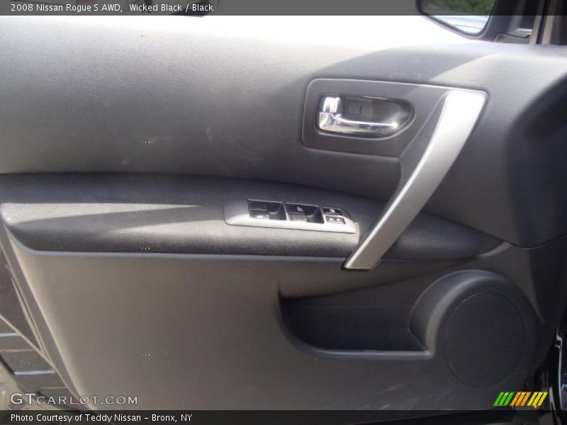Wicked Black / Black 2008 Nissan Rogue S AWD