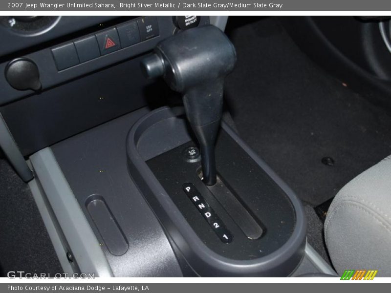 Bright Silver Metallic / Dark Slate Gray/Medium Slate Gray 2007 Jeep Wrangler Unlimited Sahara