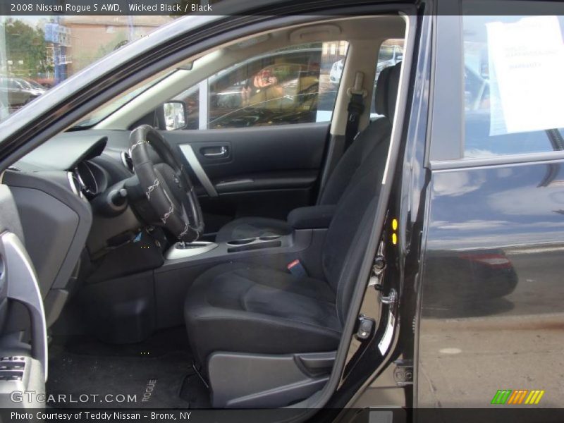Wicked Black / Black 2008 Nissan Rogue S AWD