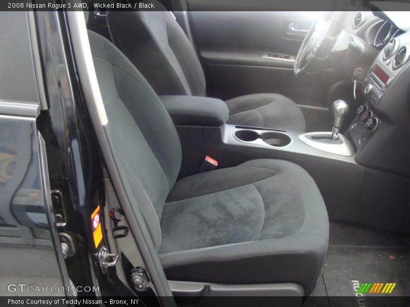 Wicked Black / Black 2008 Nissan Rogue S AWD