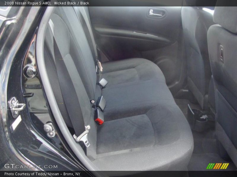 Wicked Black / Black 2008 Nissan Rogue S AWD