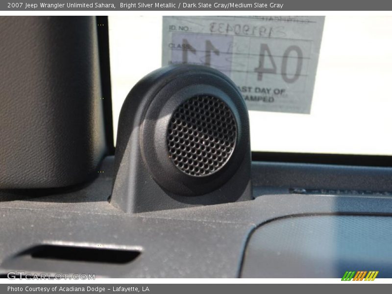 Bright Silver Metallic / Dark Slate Gray/Medium Slate Gray 2007 Jeep Wrangler Unlimited Sahara
