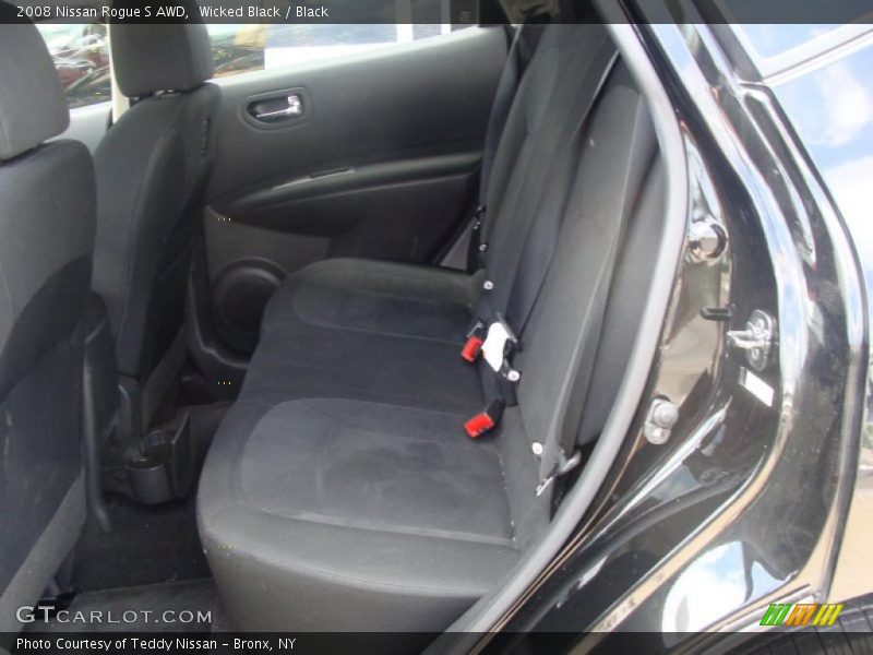 Wicked Black / Black 2008 Nissan Rogue S AWD