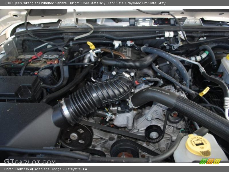 Bright Silver Metallic / Dark Slate Gray/Medium Slate Gray 2007 Jeep Wrangler Unlimited Sahara