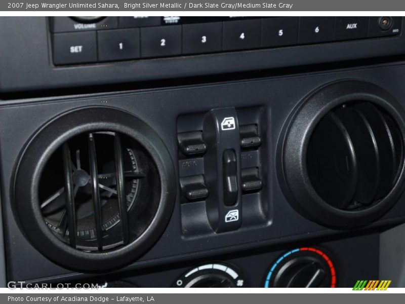 Bright Silver Metallic / Dark Slate Gray/Medium Slate Gray 2007 Jeep Wrangler Unlimited Sahara