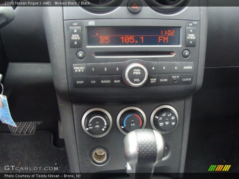 Wicked Black / Black 2008 Nissan Rogue S AWD