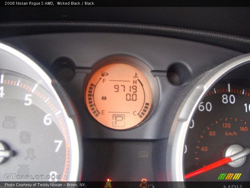 Wicked Black / Black 2008 Nissan Rogue S AWD