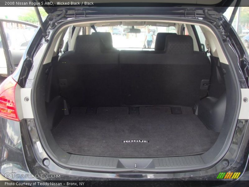 Wicked Black / Black 2008 Nissan Rogue S AWD