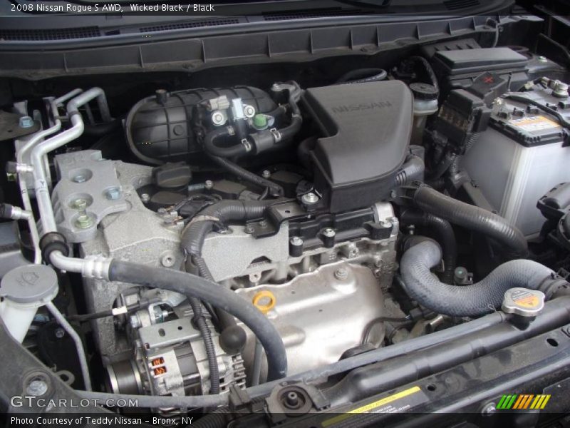 Wicked Black / Black 2008 Nissan Rogue S AWD