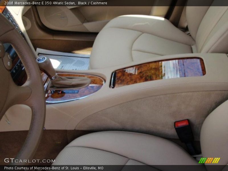 Black / Cashmere 2008 Mercedes-Benz E 350 4Matic Sedan