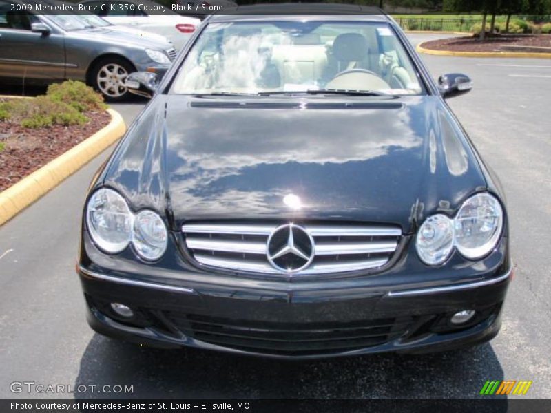 Black / Stone 2009 Mercedes-Benz CLK 350 Coupe
