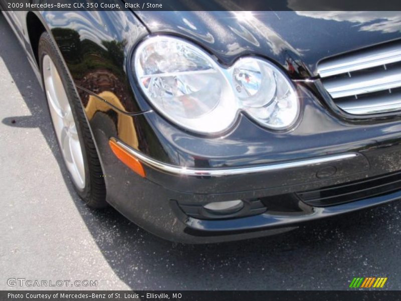 Black / Stone 2009 Mercedes-Benz CLK 350 Coupe
