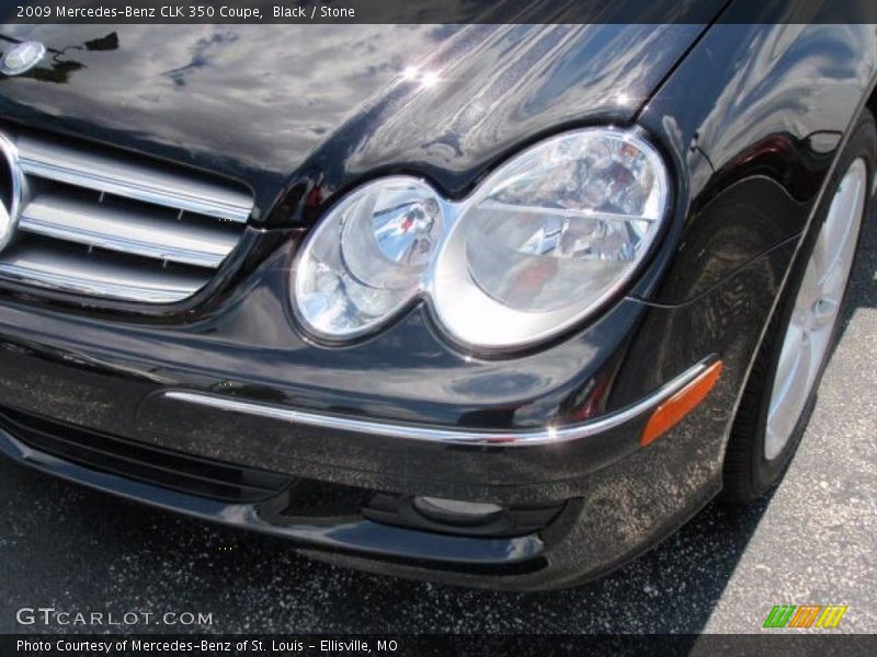 Black / Stone 2009 Mercedes-Benz CLK 350 Coupe