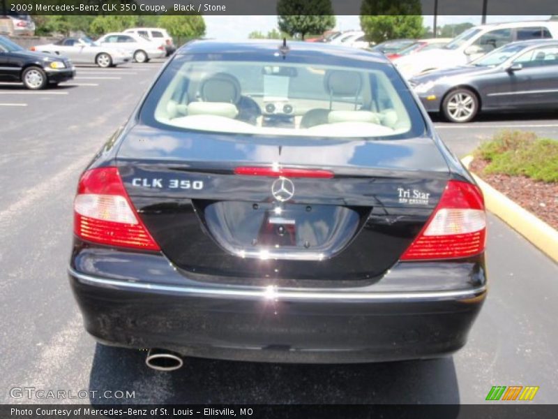 Black / Stone 2009 Mercedes-Benz CLK 350 Coupe