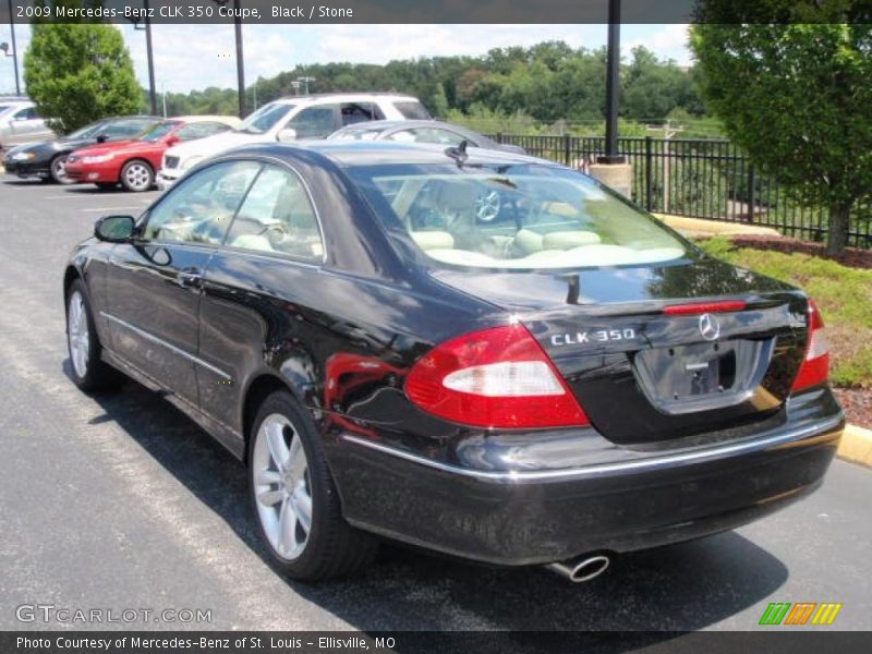 Black / Stone 2009 Mercedes-Benz CLK 350 Coupe