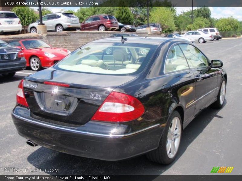 Black / Stone 2009 Mercedes-Benz CLK 350 Coupe