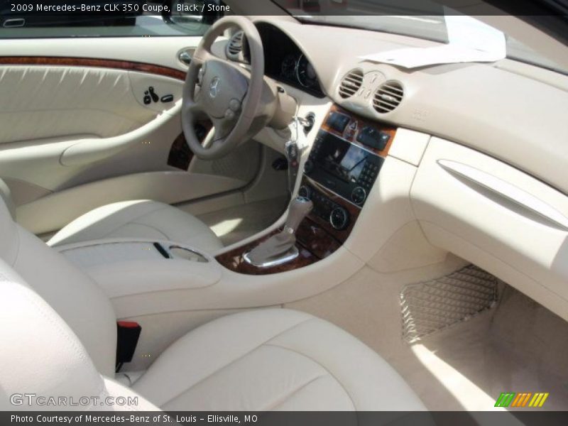 Black / Stone 2009 Mercedes-Benz CLK 350 Coupe