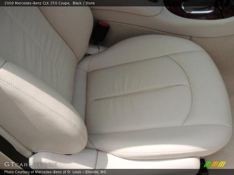 Black / Stone 2009 Mercedes-Benz CLK 350 Coupe