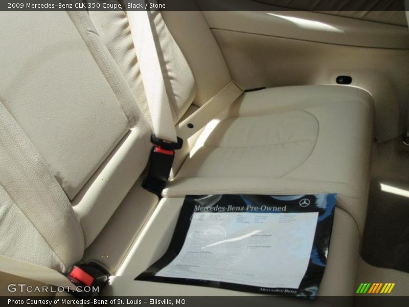 Black / Stone 2009 Mercedes-Benz CLK 350 Coupe