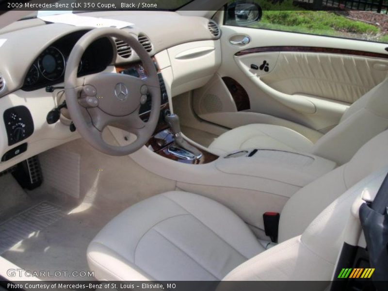 Black / Stone 2009 Mercedes-Benz CLK 350 Coupe