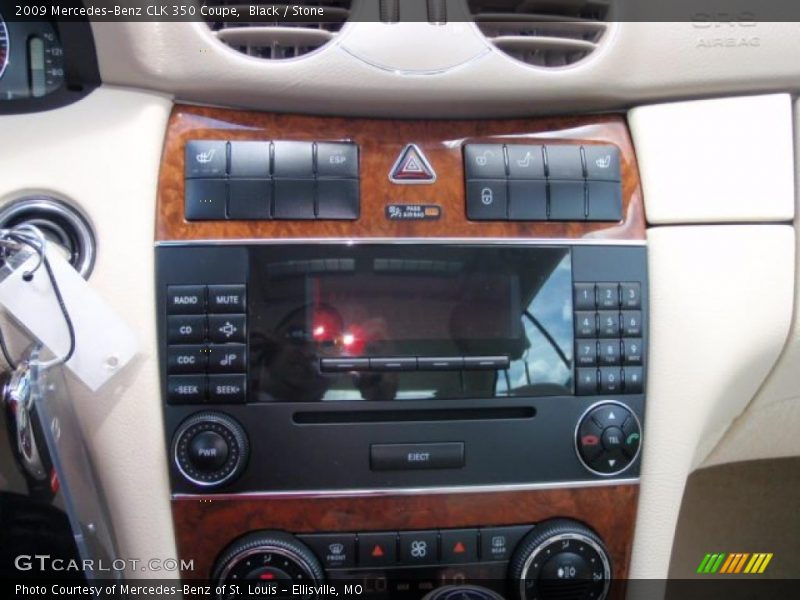 Black / Stone 2009 Mercedes-Benz CLK 350 Coupe