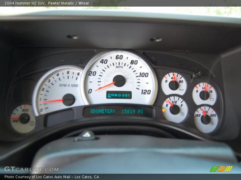 Pewter Metallic / Wheat 2004 Hummer H2 SUV