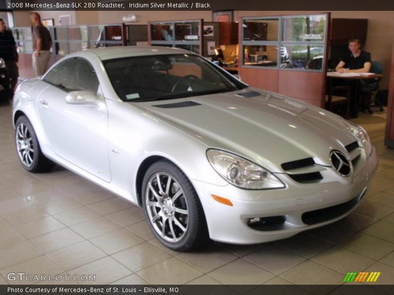 Iridium Silver Metallic / Black 2008 Mercedes-Benz SLK 280 Roadster