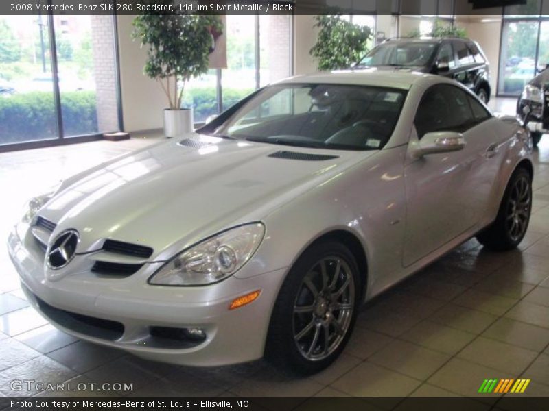 Iridium Silver Metallic / Black 2008 Mercedes-Benz SLK 280 Roadster