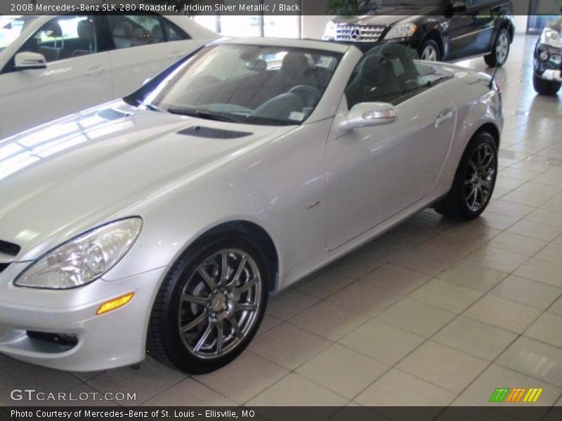 Iridium Silver Metallic / Black 2008 Mercedes-Benz SLK 280 Roadster
