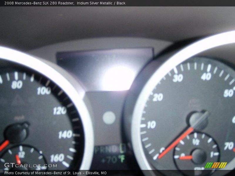Iridium Silver Metallic / Black 2008 Mercedes-Benz SLK 280 Roadster