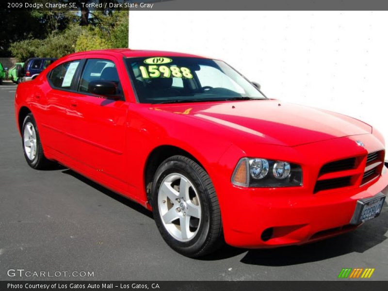 TorRed / Dark Slate Gray 2009 Dodge Charger SE