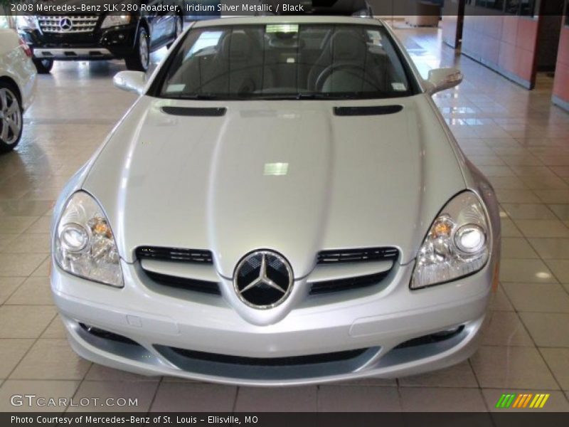 Iridium Silver Metallic / Black 2008 Mercedes-Benz SLK 280 Roadster