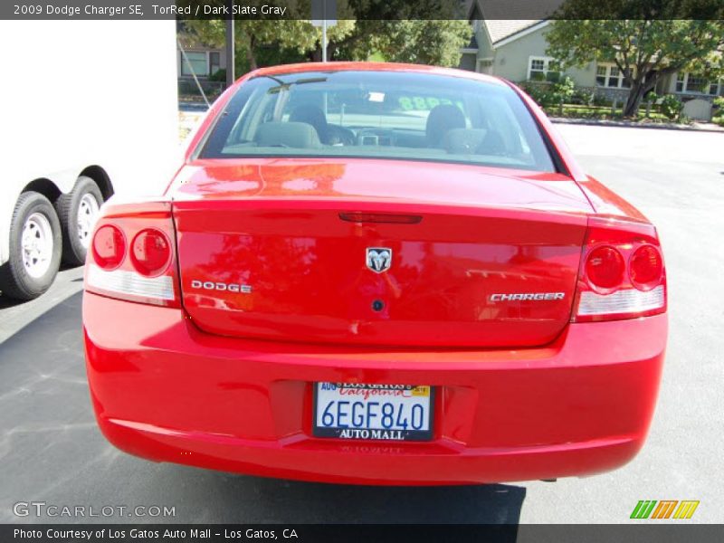 TorRed / Dark Slate Gray 2009 Dodge Charger SE