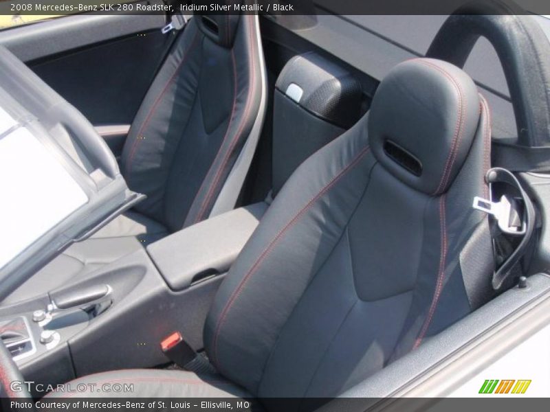 Iridium Silver Metallic / Black 2008 Mercedes-Benz SLK 280 Roadster