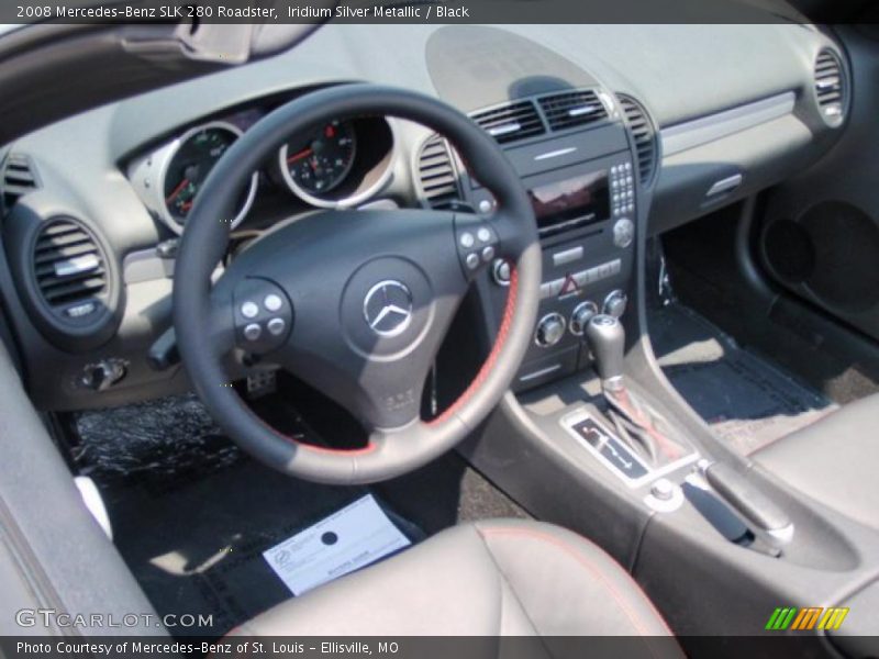 Iridium Silver Metallic / Black 2008 Mercedes-Benz SLK 280 Roadster