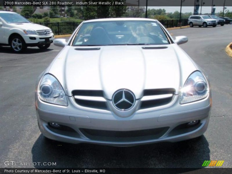 Iridium Silver Metallic / Black 2008 Mercedes-Benz SLK 280 Roadster