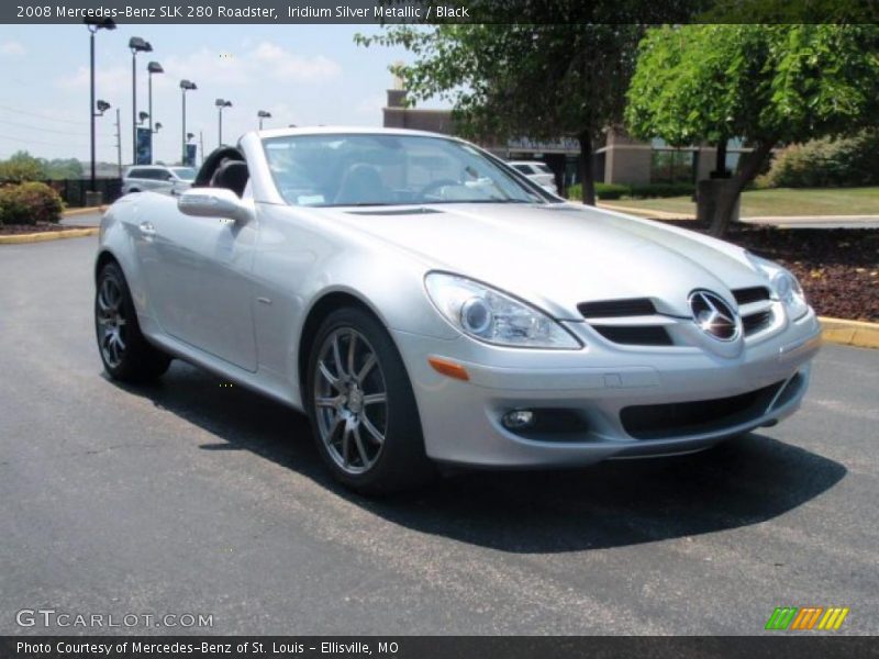Iridium Silver Metallic / Black 2008 Mercedes-Benz SLK 280 Roadster