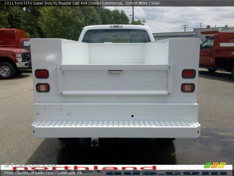 Oxford White / Steel 2011 Ford F350 Super Duty XL Regular Cab 4x4 Chassis Commercial