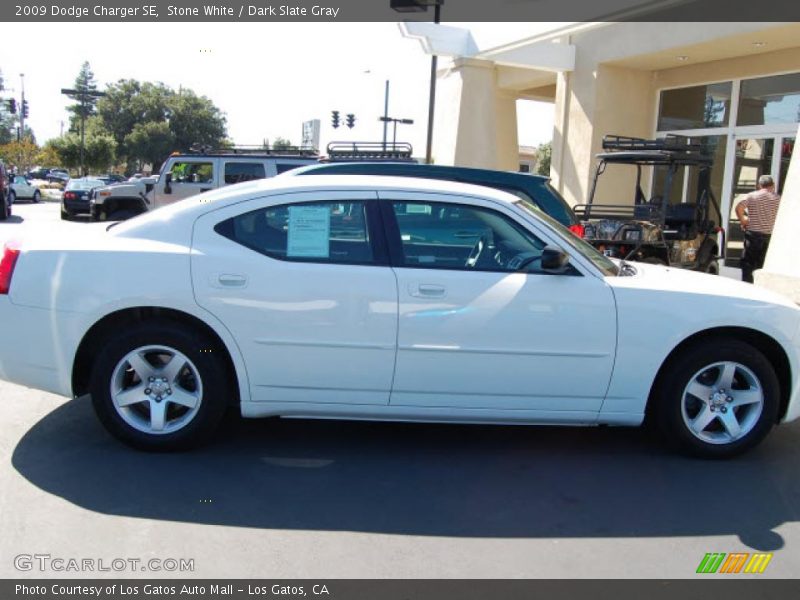 Stone White / Dark Slate Gray 2009 Dodge Charger SE