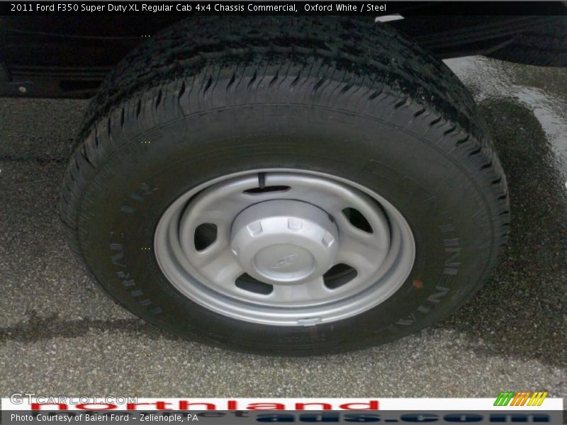 Oxford White / Steel 2011 Ford F350 Super Duty XL Regular Cab 4x4 Chassis Commercial